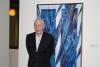 Terence Netter and one of his 9-11 Series paintings. 