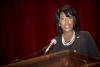 Jazmyne Butler, of Vicksburg, Miss., was sworn in as new SGA president.