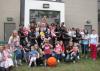 Southern Miss Lady Eagles visit The Children's Center.