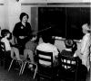 Martin teaching during her early years at USM.