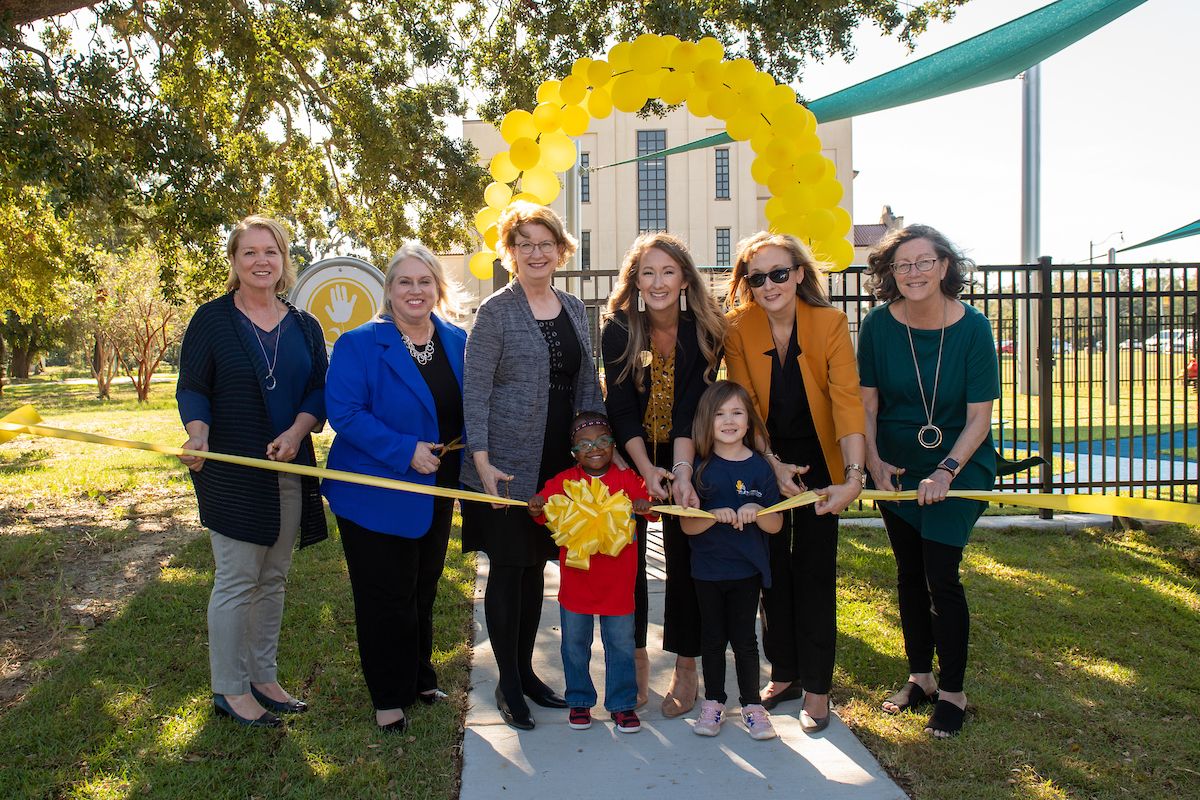 A photo of the ribbon cutting