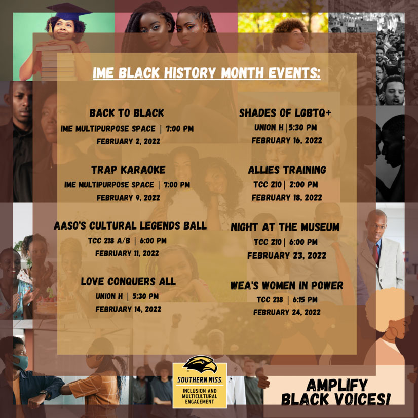 Events of Black History Month