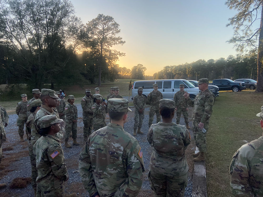 BG Budraitis addresses cadets