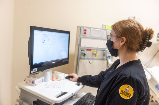 Nurses in the lab