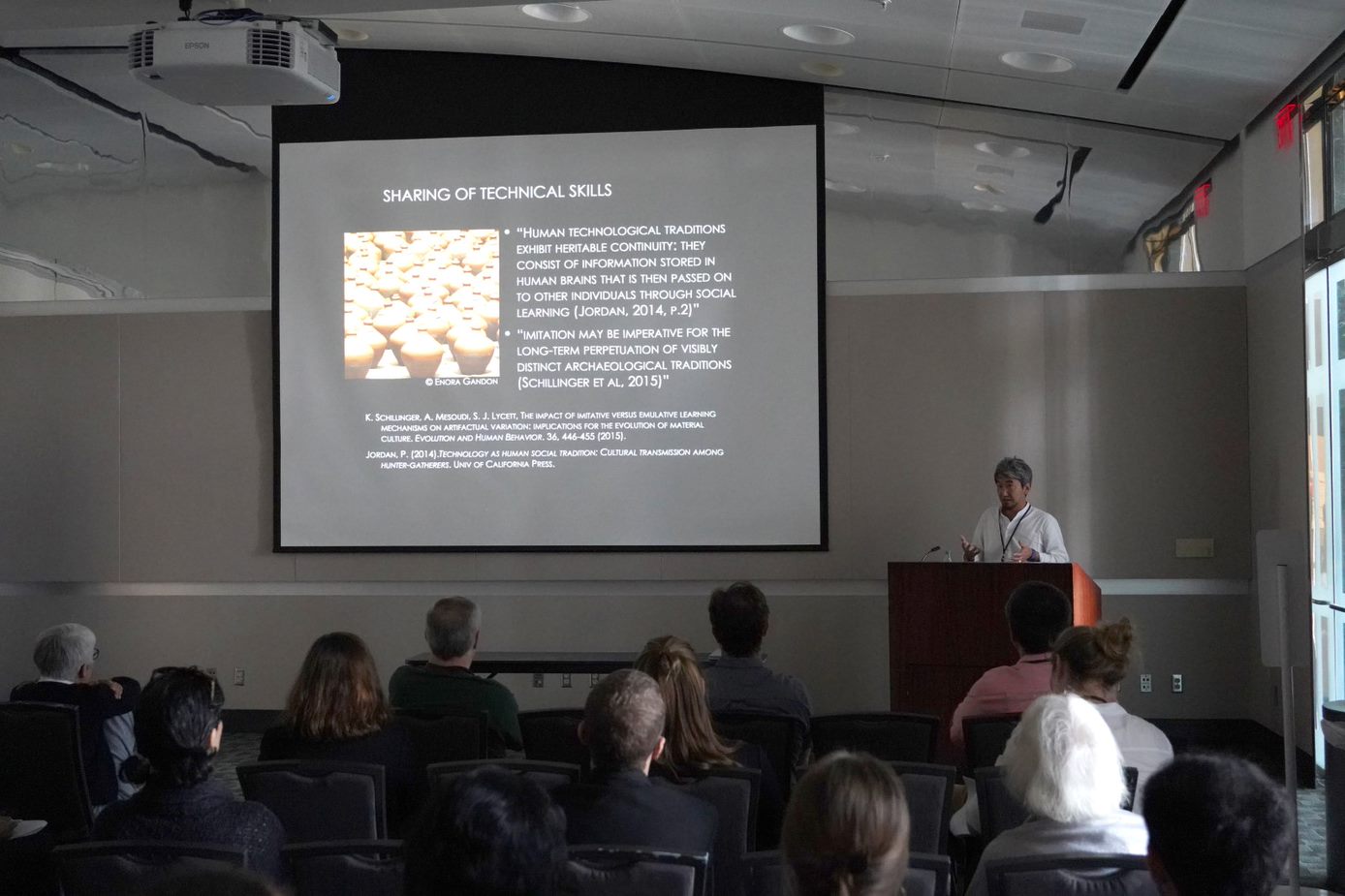 Speaker at conference presenting - (USM photo – Karelia Pitts)