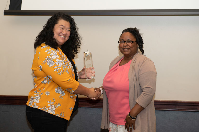 Pictured left to right: Dr. Anna Wan and Kristi Jernigan, Mississippi’s AiC 2022 Educator Award Winner