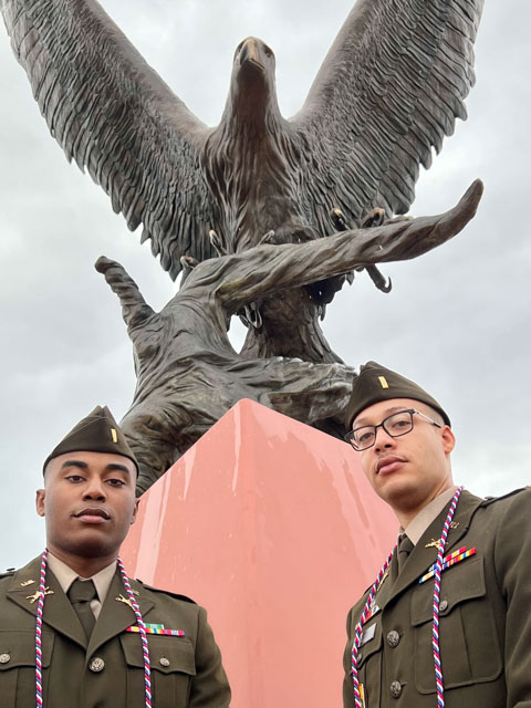 Left to right: Lt. Kemal Harper and Lt. Donovan Keys