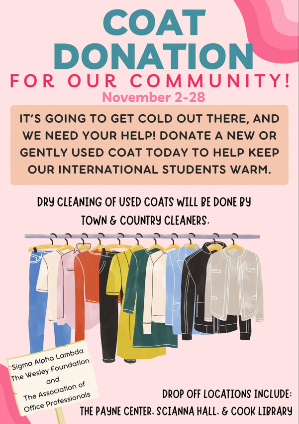 Coat Drive International Students