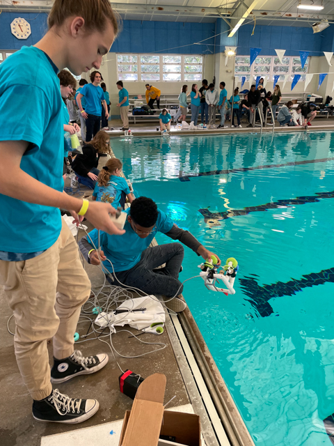 Students Compete in Marine Robotics Event at Regional SeaPerch Challenge