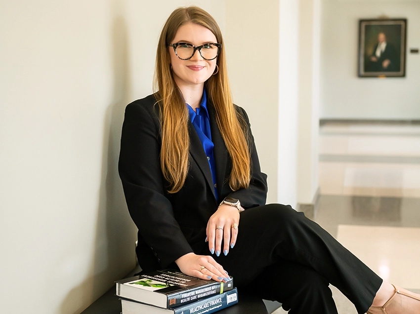 Clancy Slay in business attire