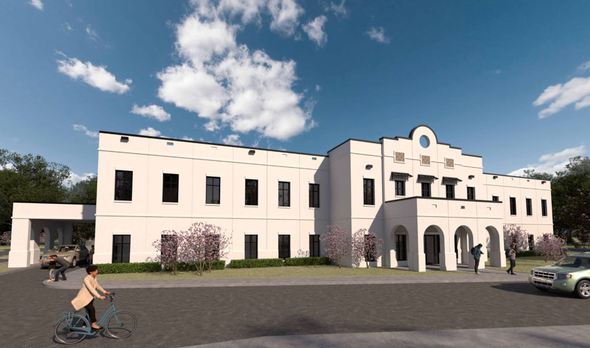 Rendering of the Kelly Gene Cook Sr. Hall