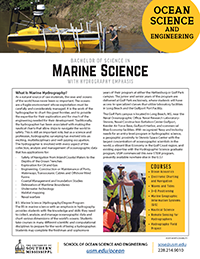 marine science hydrography
