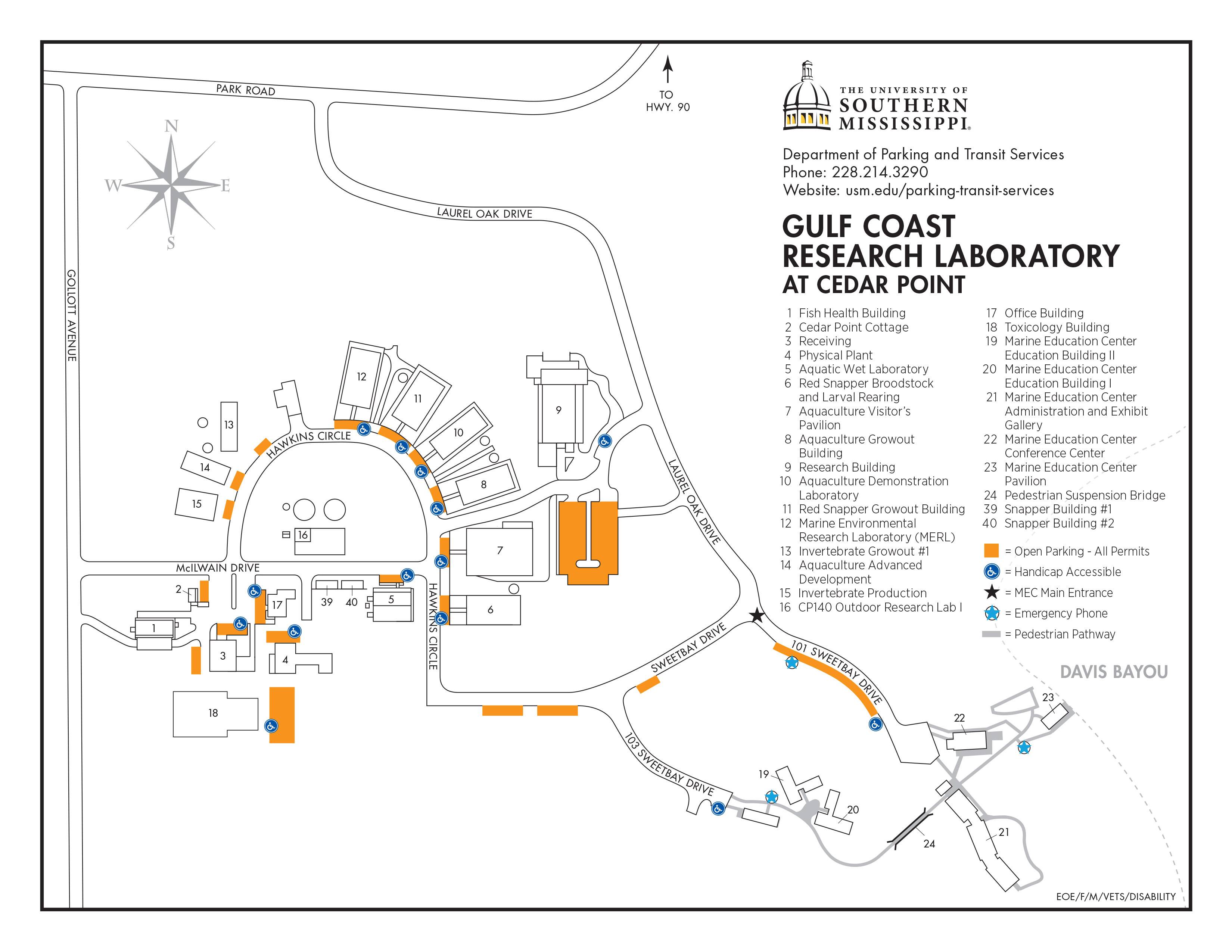 GCRL Campus Maps