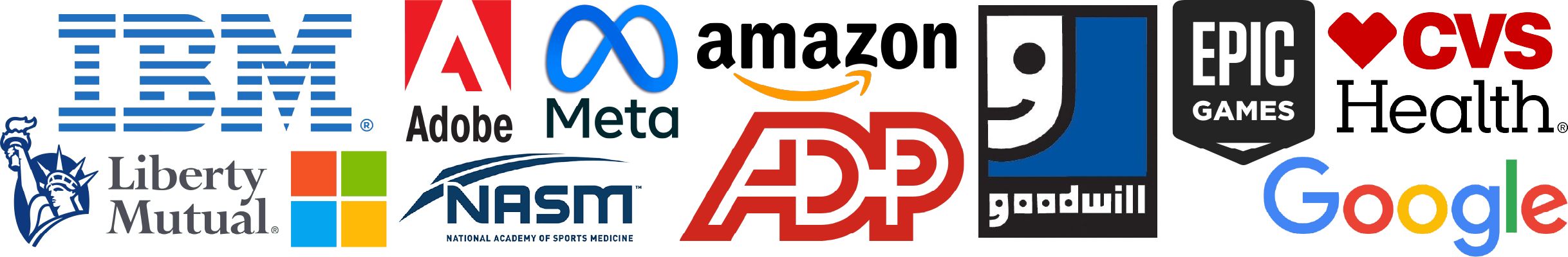 Company logos banner