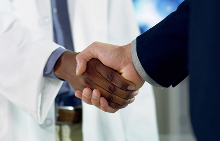 shaking hands
