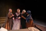 Students performing in The Crucible