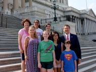 Rep. Harper with students from Pass Christian
