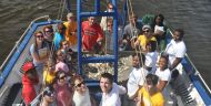 MAR 151 class on a field trip in the Gulf of Mexico