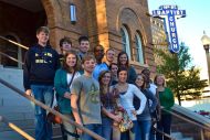 Honors Communication Studies class visits 16th Street Baptist Church in Birmingham, AL