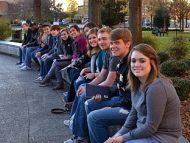 Honors Communication Studies class at the Birmingham Civil Rights Institute