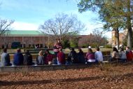 Honors Communication Studies class at the Birmingham Civil Rights Institute