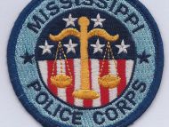 Mississippi Police Corps Patch
