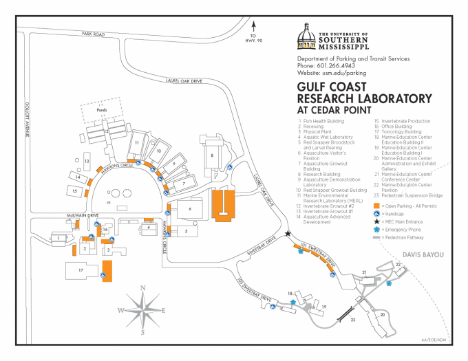 GCRL Cedar Point Parking