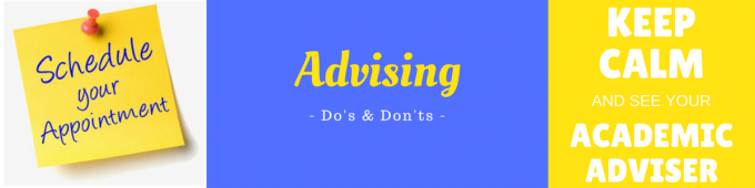 Advising Do's and Don'ts graphic