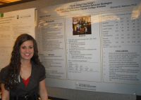 A student poster at SEPA