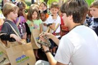 Marks McWhorter with Gray Rat Snake