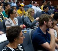 crowd at Plagiarism workshop sept. 16