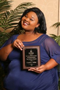 Crystal L. Tolible, WUSM-FM 88.5 Top Student Award 