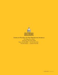 school of polymer science and enginnering student resume book resume book