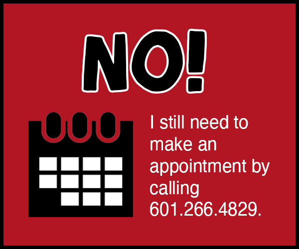 No, I need to make an appointment first.