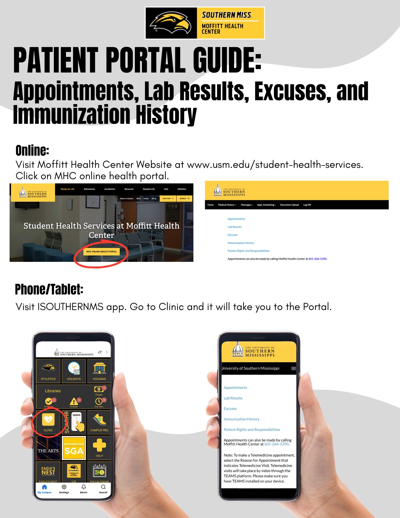 Portal info page