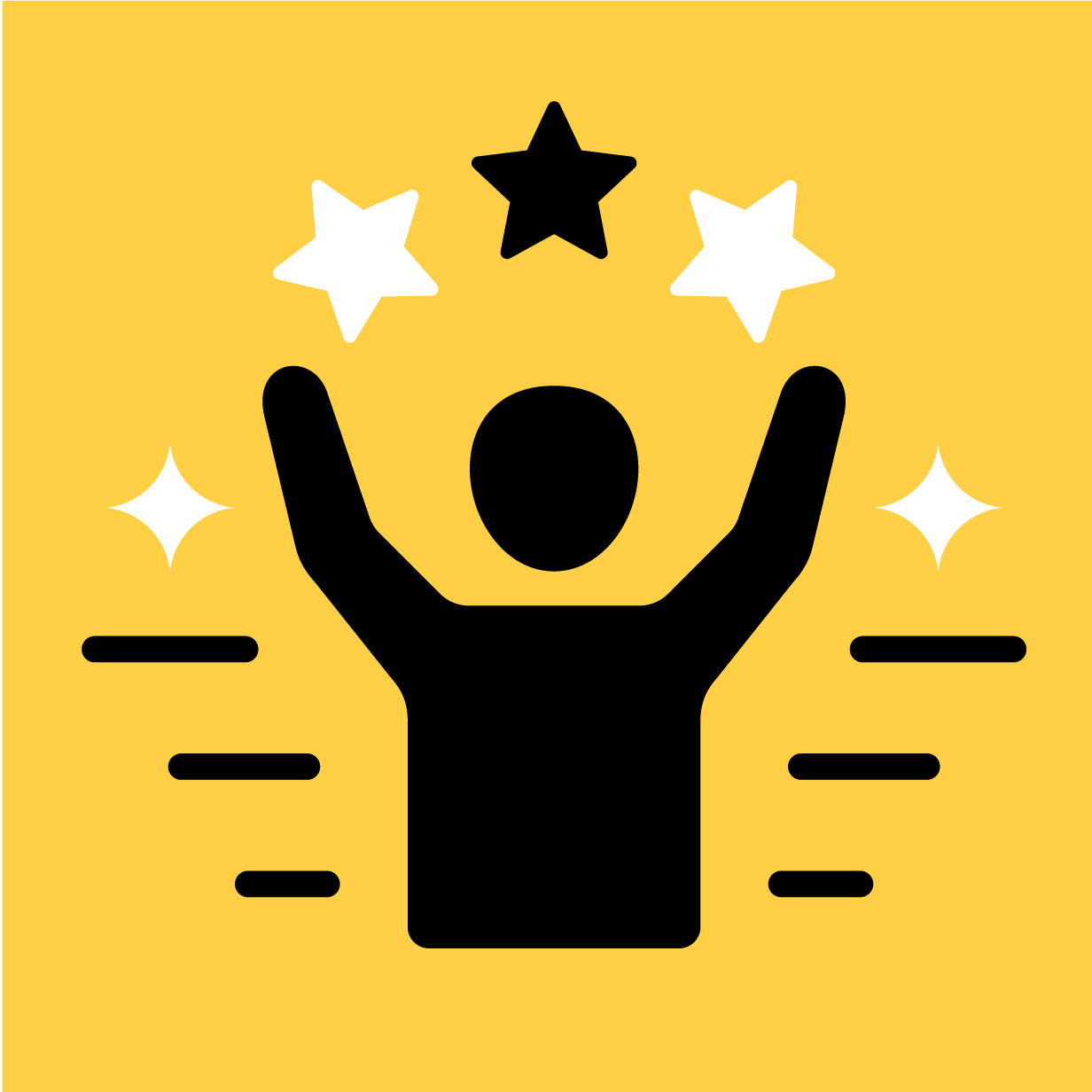Image of a happy, confident student