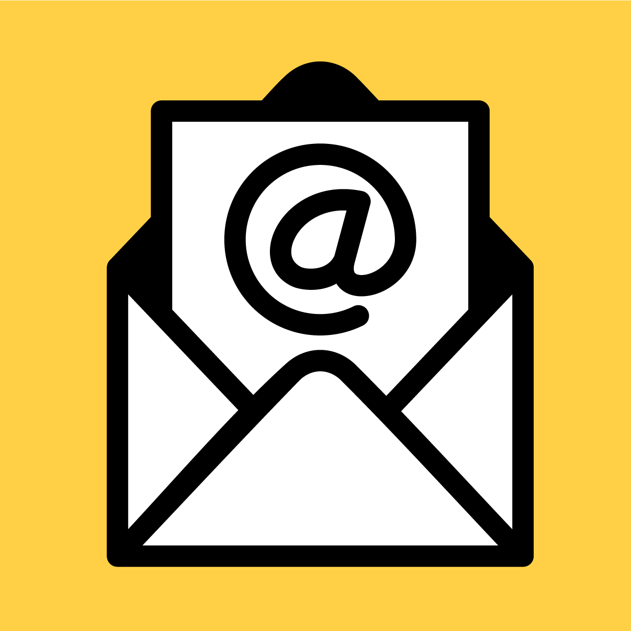 Image of a student dressed in a suit and tie sending a respectful email