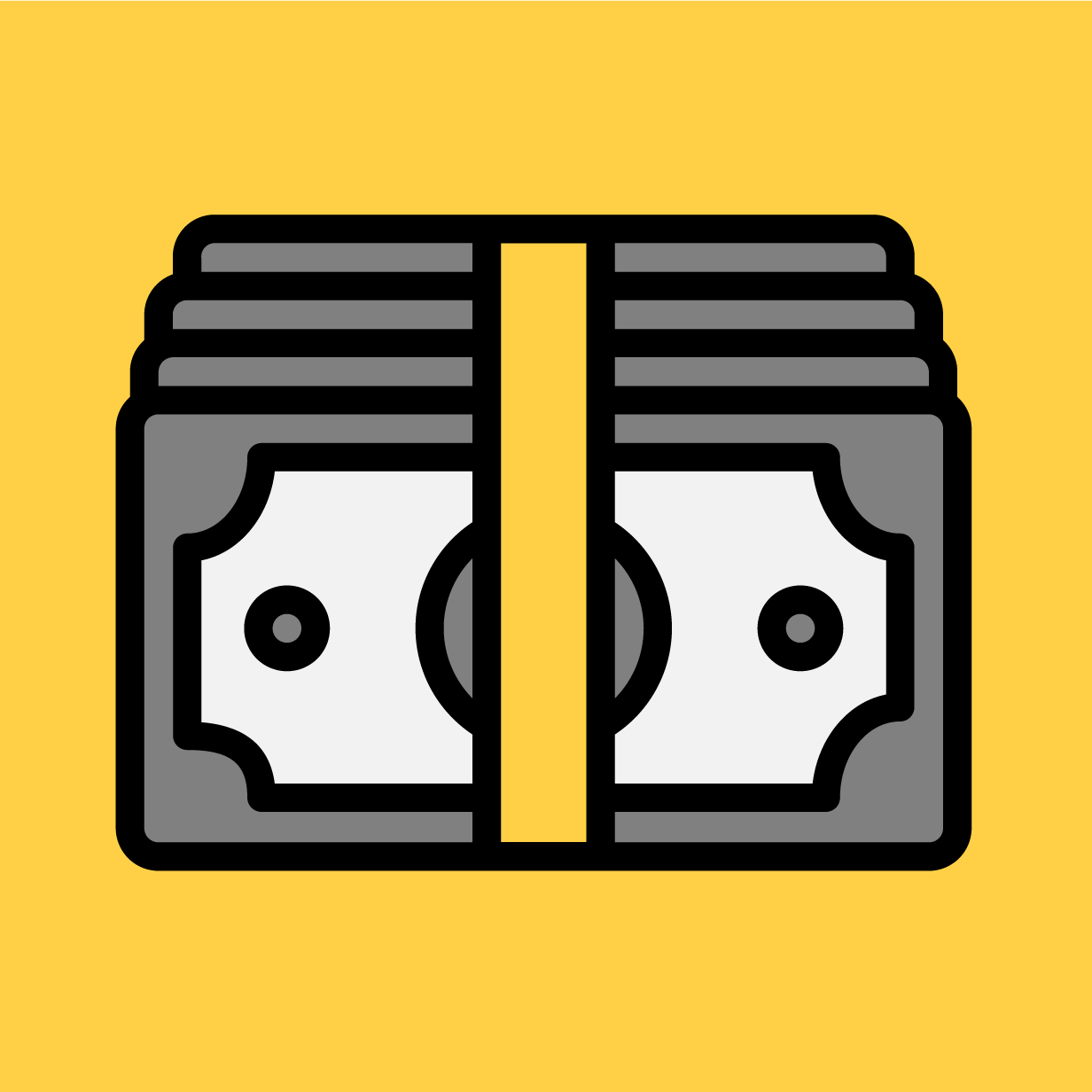 Image of a bundle of dollar bills