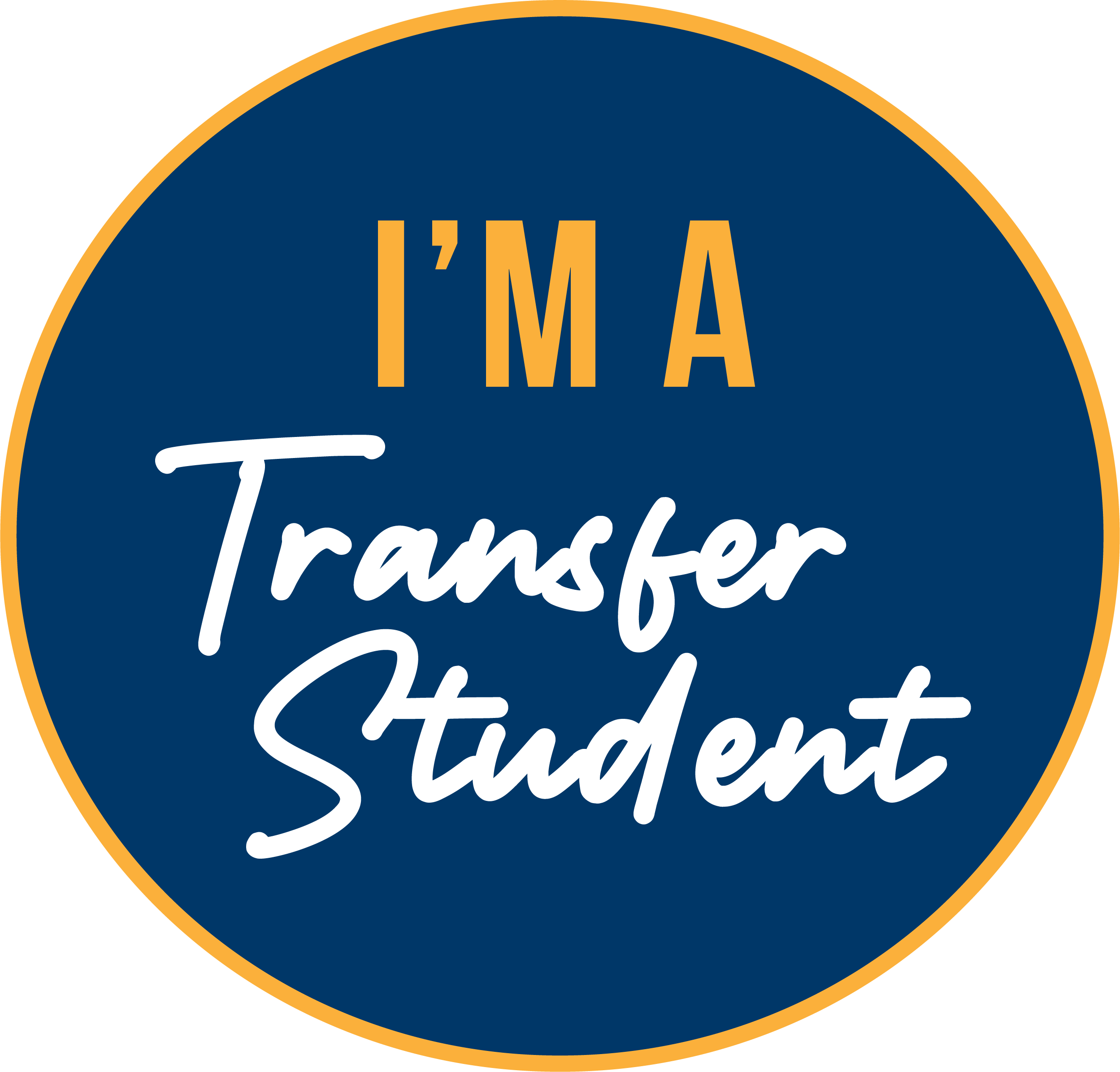 I'm a transfer student