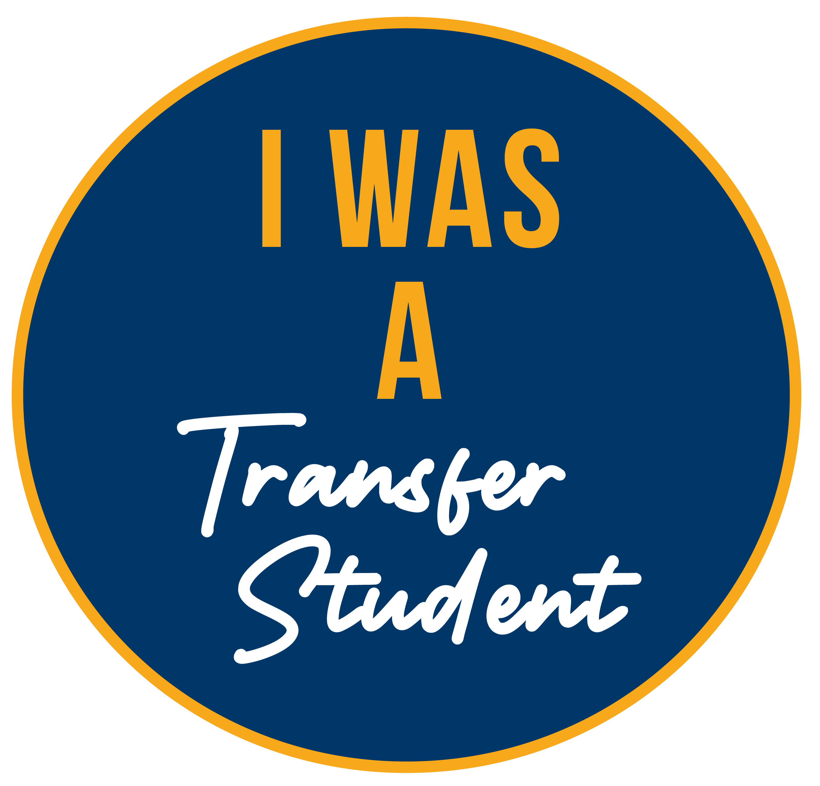 I was a transfer student
