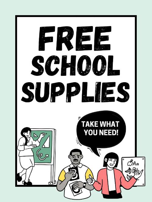 free school supplies