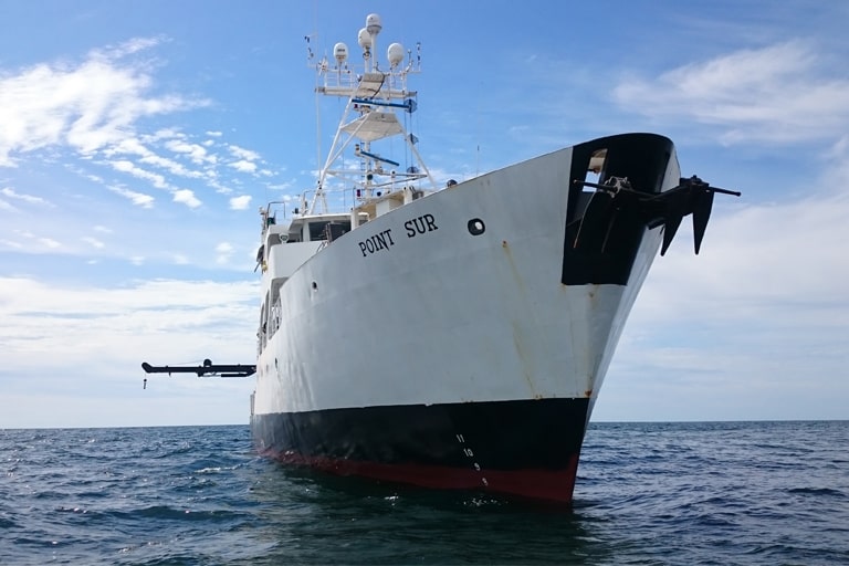 R/V Point Sur sailing in the ocean